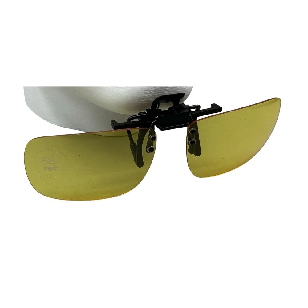 Foster Grant Solar Shield Night Drivers Flip Up Night Driving Lenses 58 Rec
